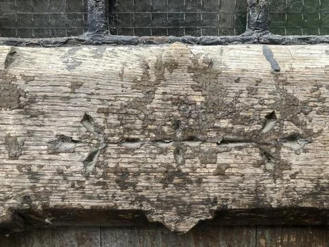 Old wooden surface with texture background 写真素材