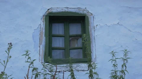 Old Wooden Window Видео 52212705