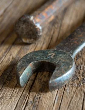 Old work tools Stock Photos