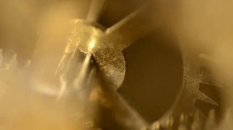 Old working mechanism Stock Footage 36289841