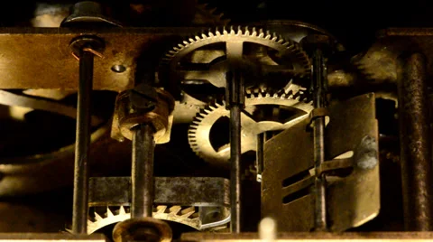 Old working mechanism Stock Footage 36290163