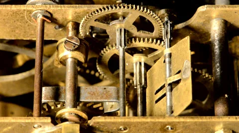 Old working mechanism Stock Footage 36291100