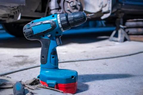 Old working screwdriver. Stock Photos