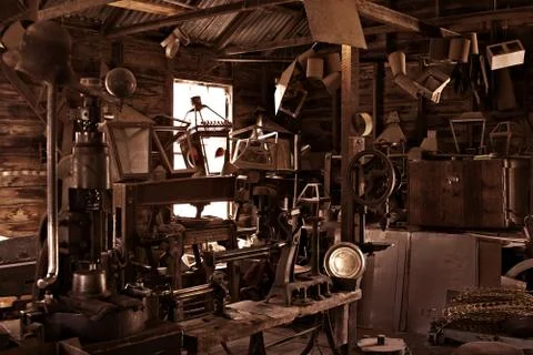 Old workshop Foto stock