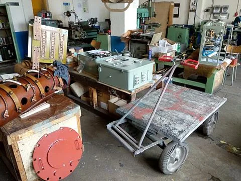 Old workshop Stock Photos