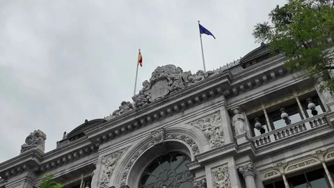 Old-World Charm: Classic Madrid Architecture Stock Footage 289871680