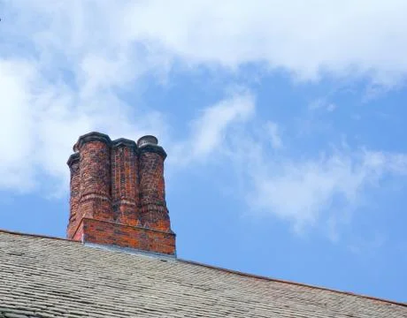 Old world chimney Stock Photos