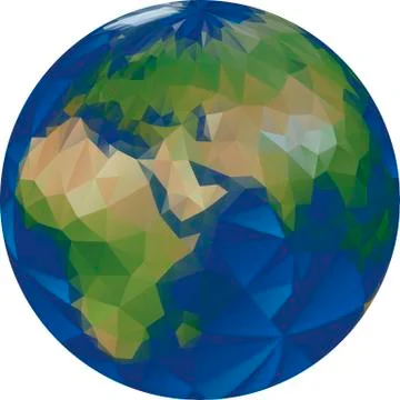 Old World Low Poly 스톡 일러스트
