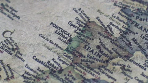 Old World Map 11 스톡 동영상 46214872