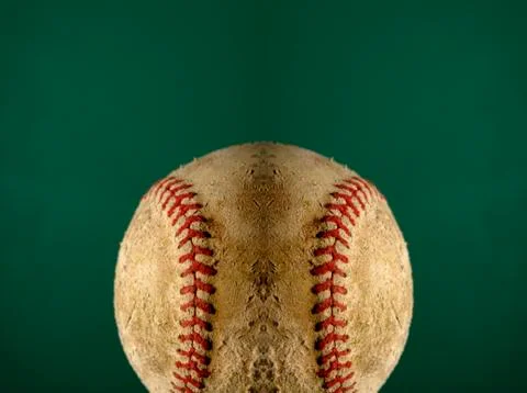 Old Worn Baseball Leather Texture for Sport Stock Photos