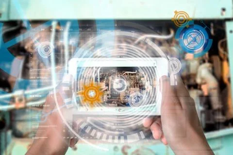 Old Worn Engine Block and Machine Parts Stock Photos