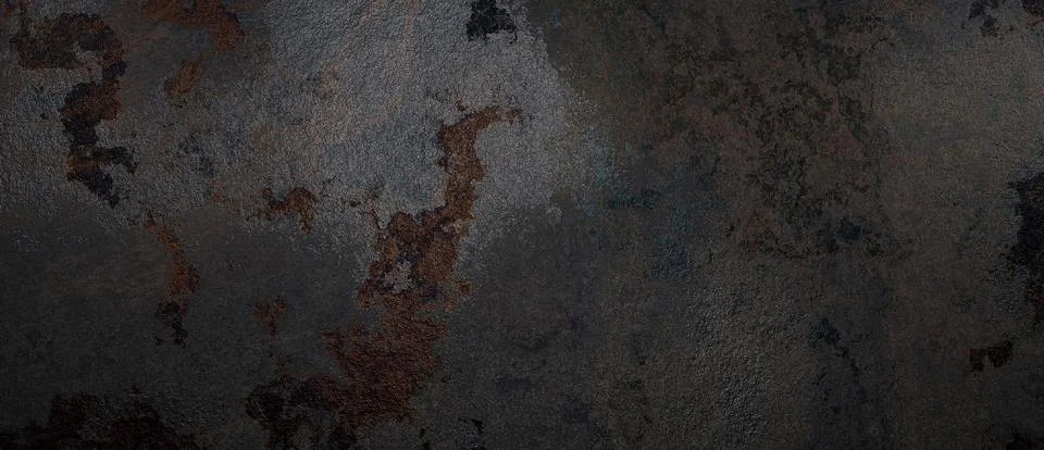 Old Worn Rust Material Dark Metal Brown Colors Texture Background Detailed Re Illustrazione stock