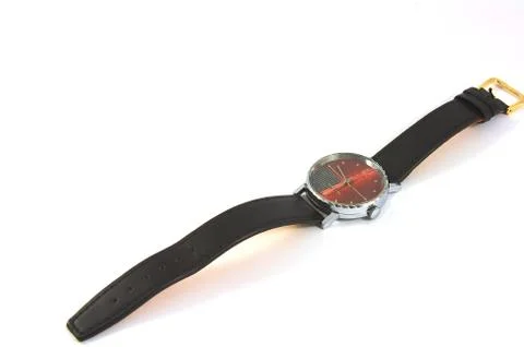 Old wound watch 스톡 사진
