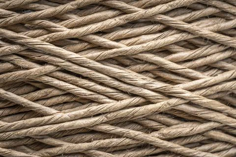 Old wrapped rope Stock Photos