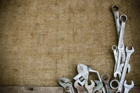 Old wrench Stock Photos