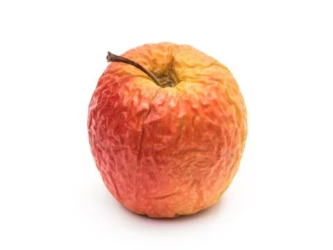 Old wrinkled Apple Stock Photos