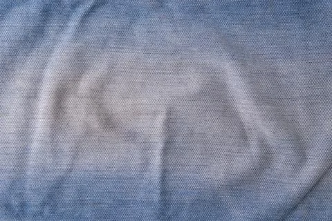 Old wrinkled denim, background for adding text copy space Foto stock