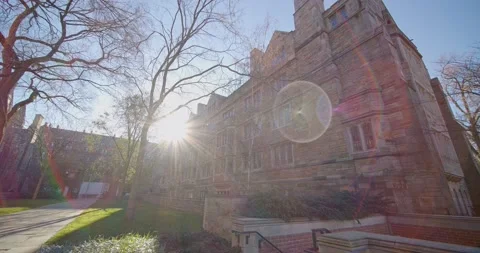 Old Yale Campus . New-Haven Stock Footage 160226094