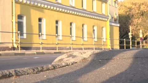 The old yellow house. Video stock 55268811