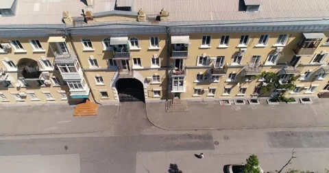 Old yellow house Stock Footage 130865152