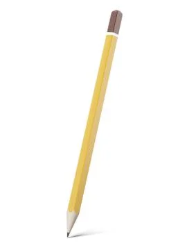 Old yellow pencil Stock Illustration