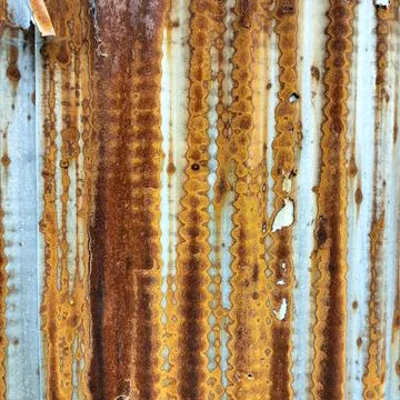 Old zinc wall texture background. Stock Photos