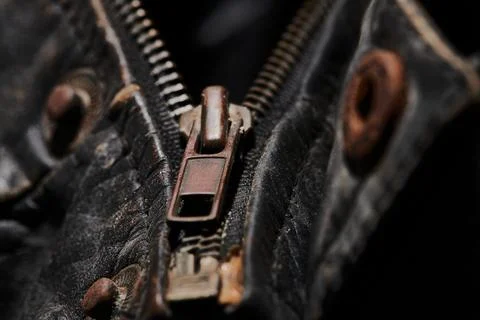 Old zipper Stock Photos