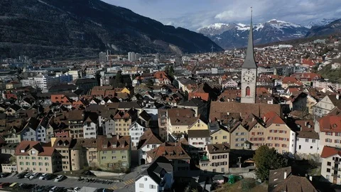 Old_town Chur Stock Footage 104247710