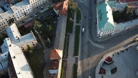 Old_town_street Stock Footage 123841485