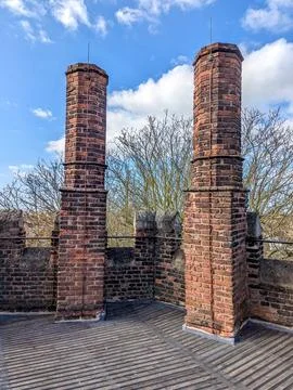 Olden Chimney Stack Foto stock