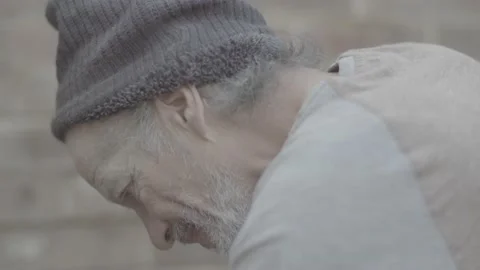 Older construction worker is focused Stock Footage 146196242