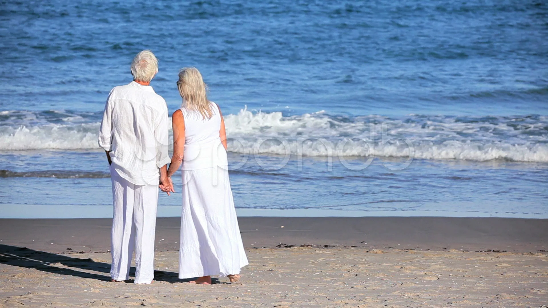 Older Couple Enjoying Time on the Beach