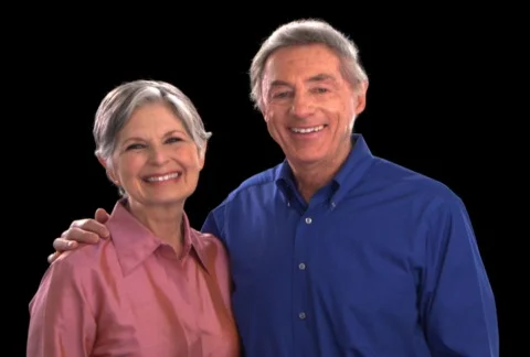 Older Couple Smiling Stock Footage 754905