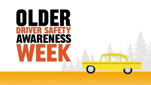 Older Driver Safety Awareness Week for better driving safety Vídeos de archivo 334639624
