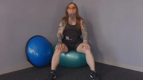 An older man does namaste Stock Footage 115431670