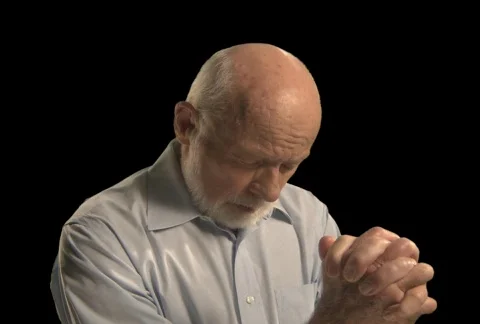 Older Man Praying 스톡 동영상 754807
