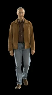 Older Man Walking Towards Camera 库存影片 79921