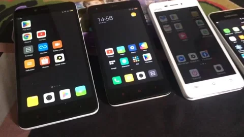 Older phone Video stock 243344095