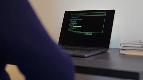 Older Systems Admin Restores Backup After Hack Stock Footage 326150426