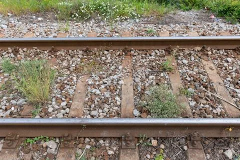 Older  Train Tracks Stock-Fotos
