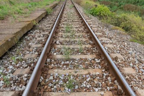 Older  Train Tracks Foto stock
