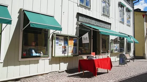 Oldest book store Stock Footage 94439523
