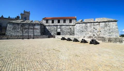 Oldest fortress in Cuba - castillo de la Real Fuerza. Stock Photos
