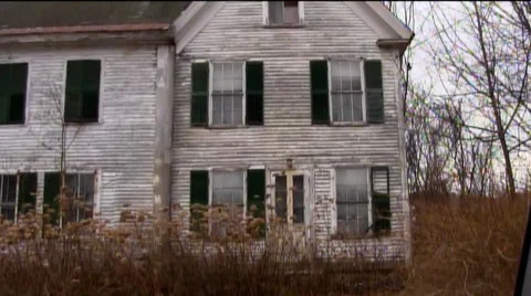 Oldhousewindow3 스톡 동영상 980807