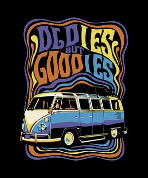 Oldies but Goodies Stock Illustration