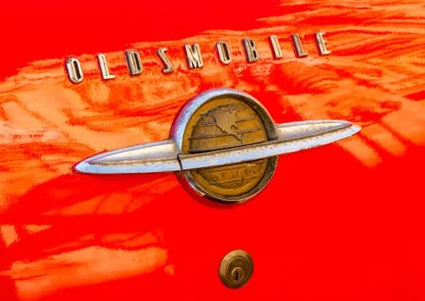 Oldmobile class car logo Stock Photos