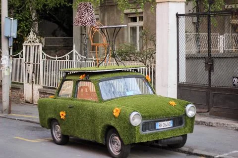 Oldmobile restaurate Stock Photos
