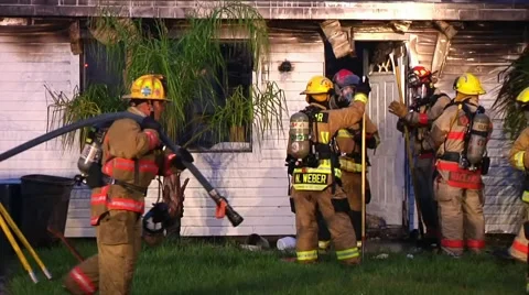 Oldsmar house fire 2 Stock Footage 934259