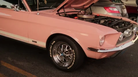 Oldtimer car In Los Angeles Video stock 293180951