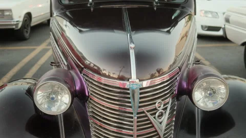 Oldtimer car In Los Angeles Stock Footage 293181099